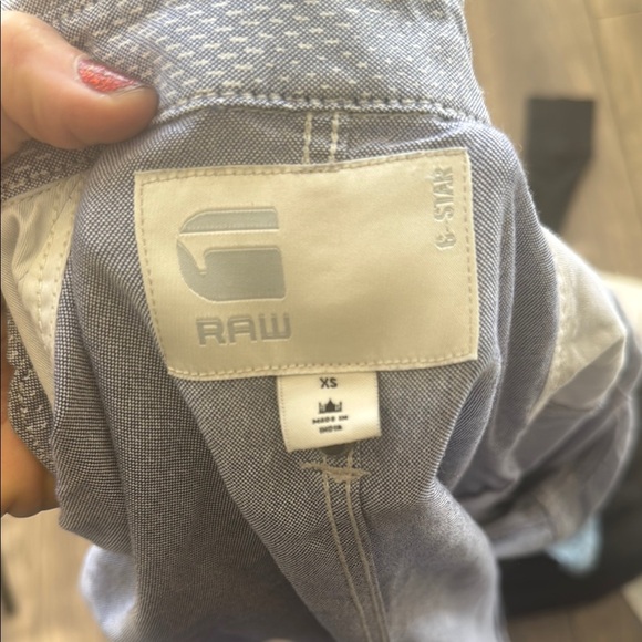 G-Star RAW Blue Denim Shirt XS - Picture 3 of 10